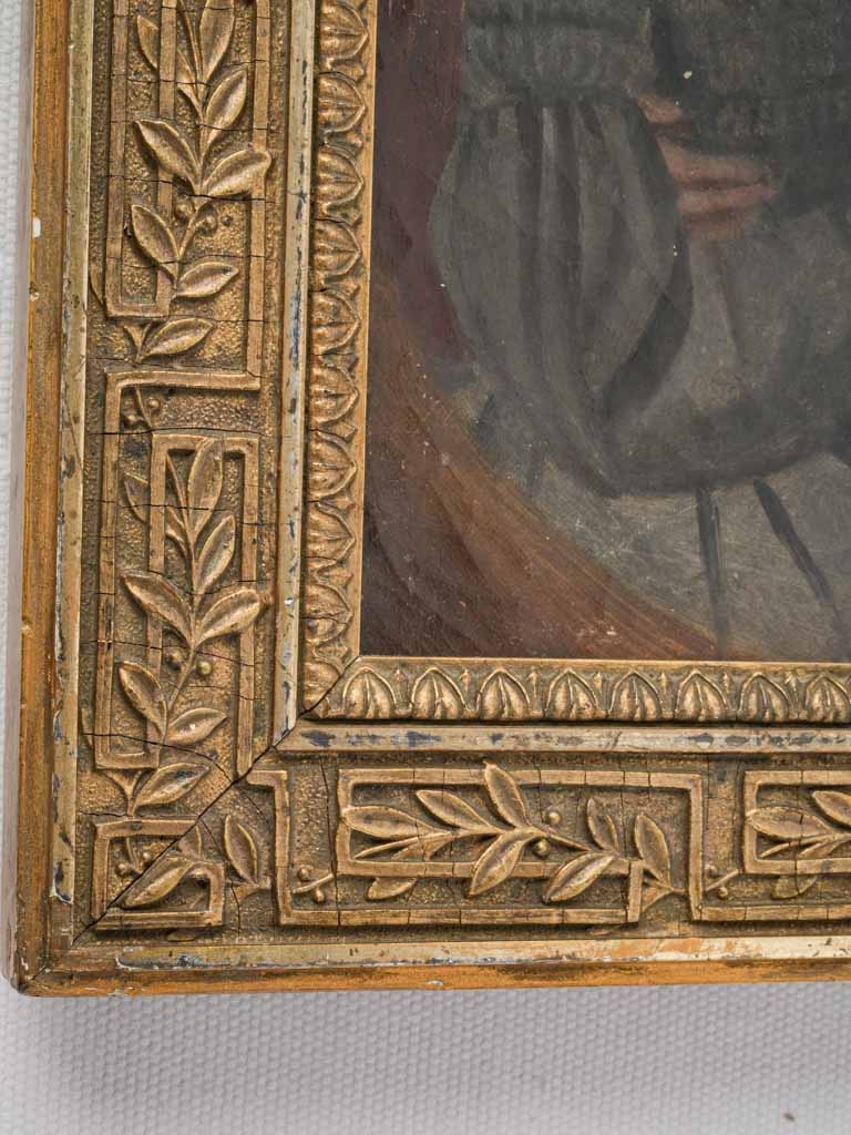 Classical emotional depiction portrait
