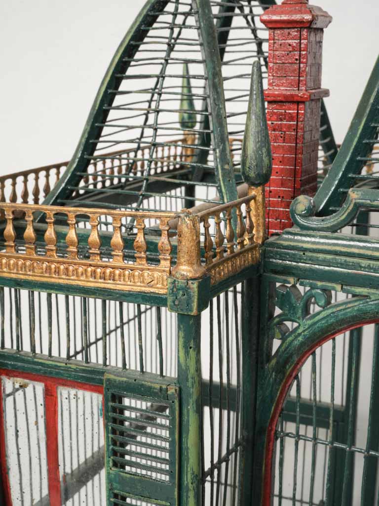 Vintage decorative garden room aviary
