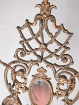 Ornate mirror foyer coat stand
