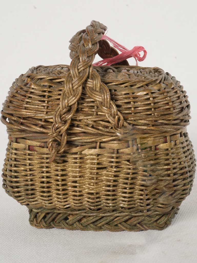 Charming traditional wicker basket