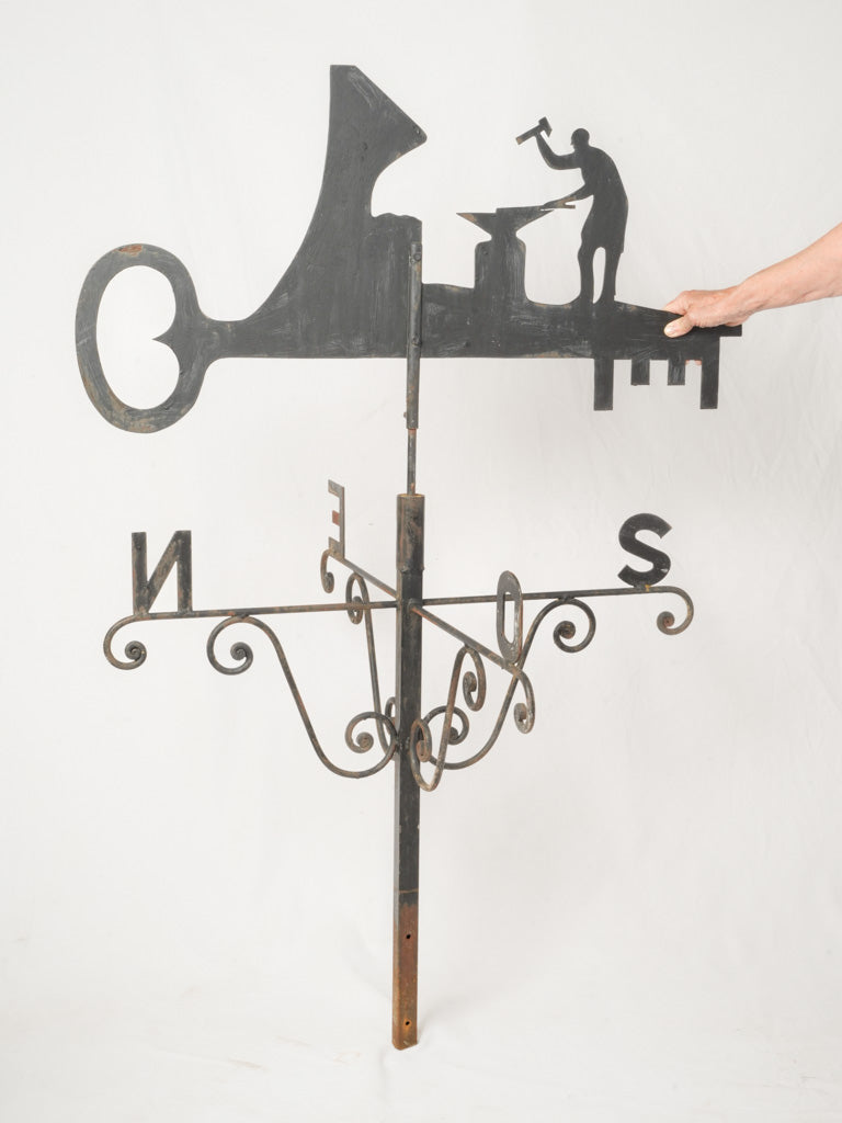 Antique French trade weathervane