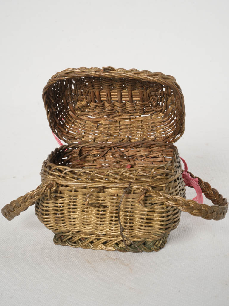Petite detailed collector's basket