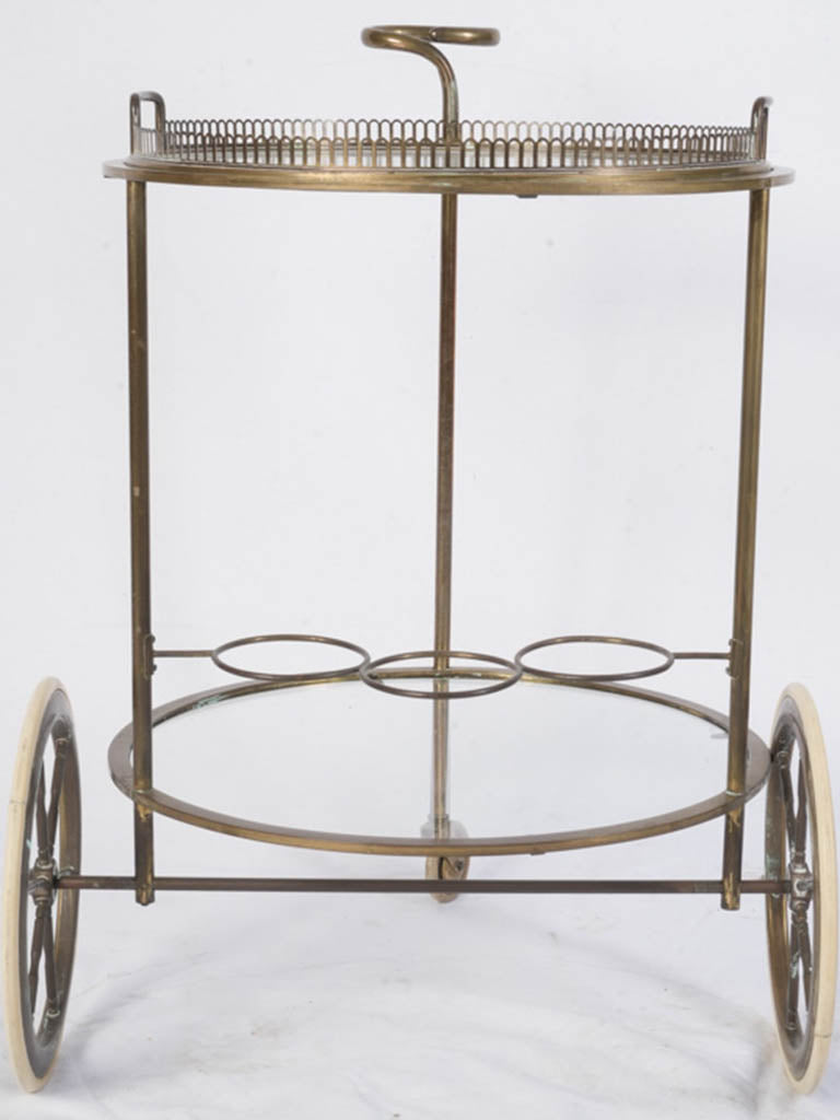 Graceful push handle cart