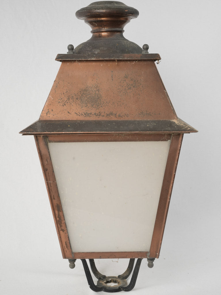 Classic iron-framed street lighting