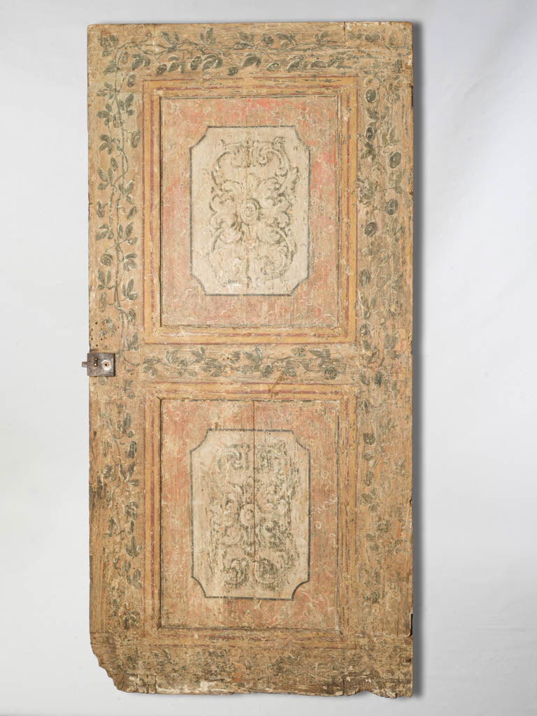 Antique single-leaf interior door