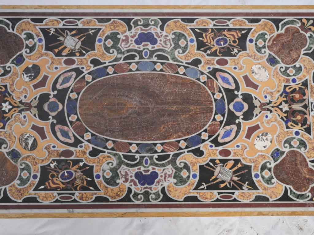 Elegant ornate floral coffee table