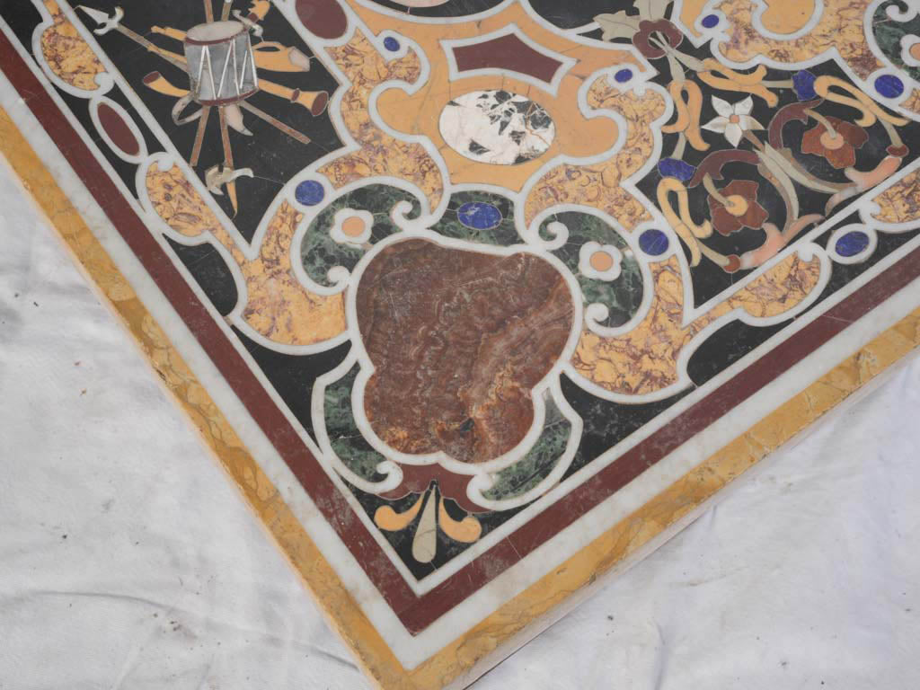 Classical luxury iron base table