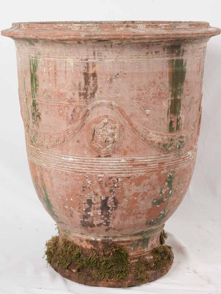 Weathered large-scale Anduze urn