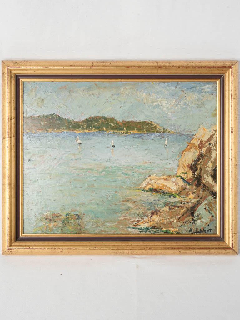 Mid-century French oil painting
