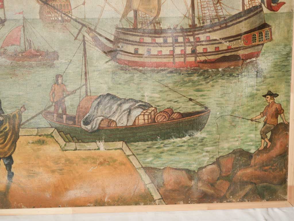 Medieval-inspired large-scale wall canvas.