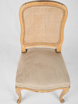 Timeless rattan accented dining chairs