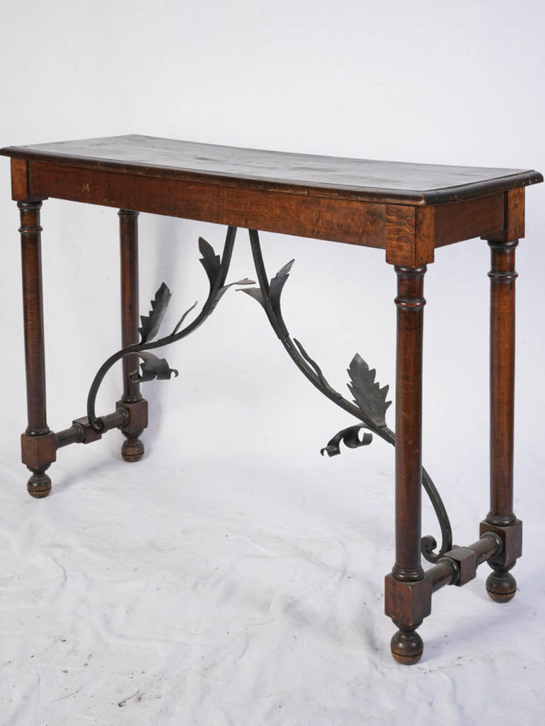 Antique Spanish walnut wall console