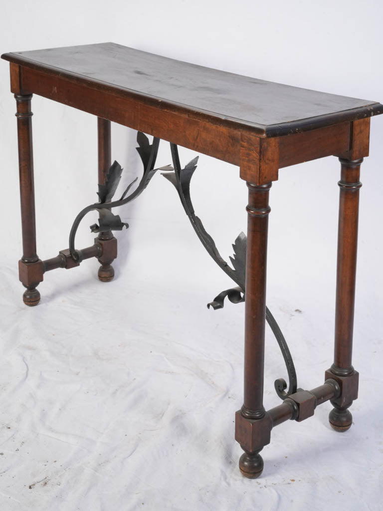 Vintage wrought iron furniture piece