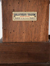Terquem Paris walnut rotating library
