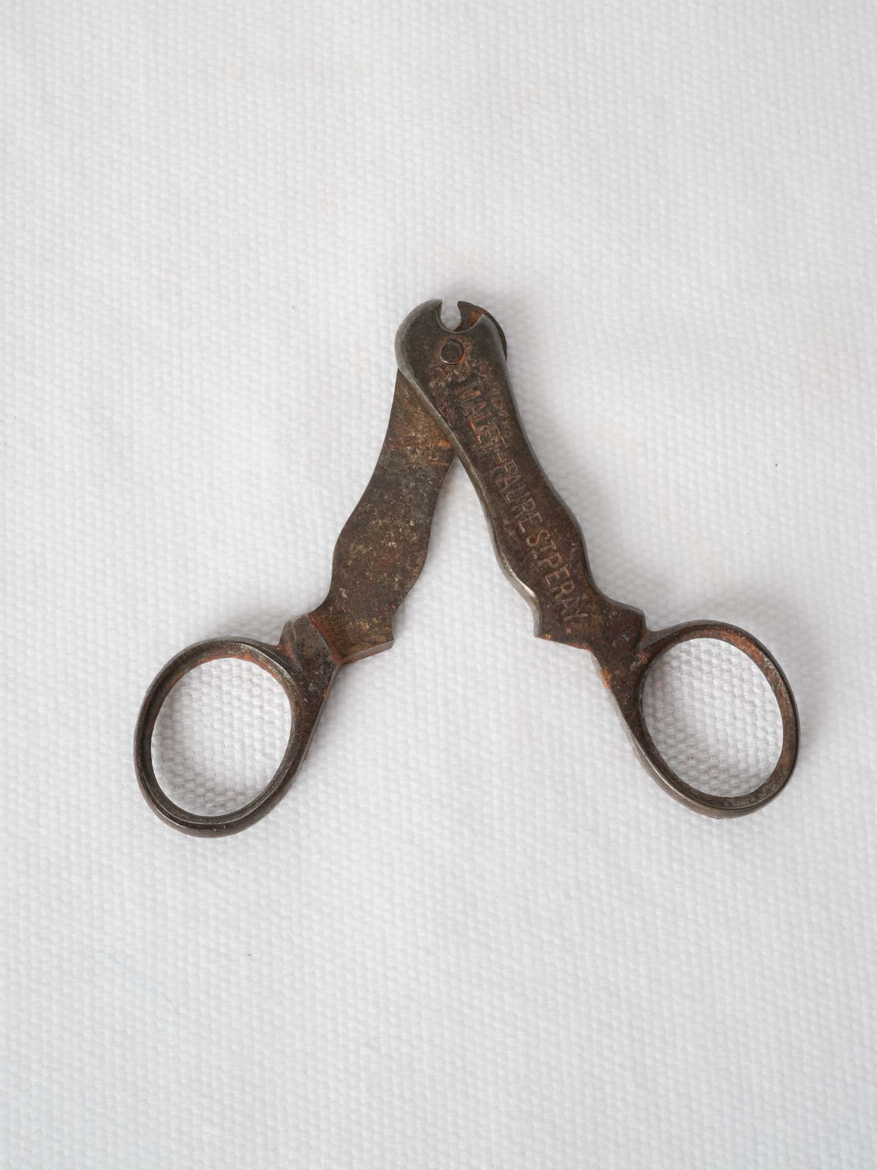 Antique Bronze Champagne Wire Cutter with Maker’s Mark