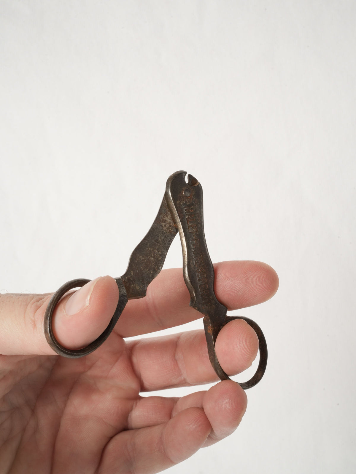 Antique Bronze Champagne Wire Cutter with Maker’s Mark