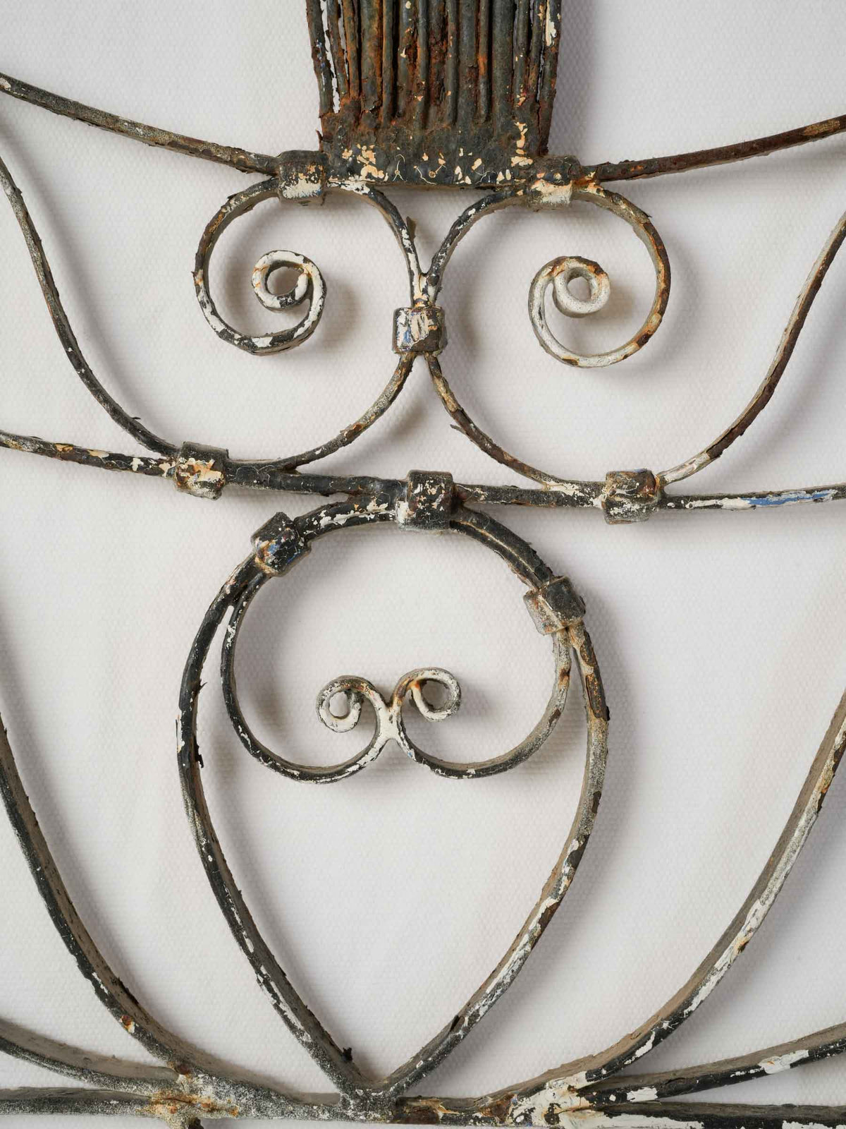 Early 20th-Century Decorative Wrought-Iron Panel - 41" x  28¾"