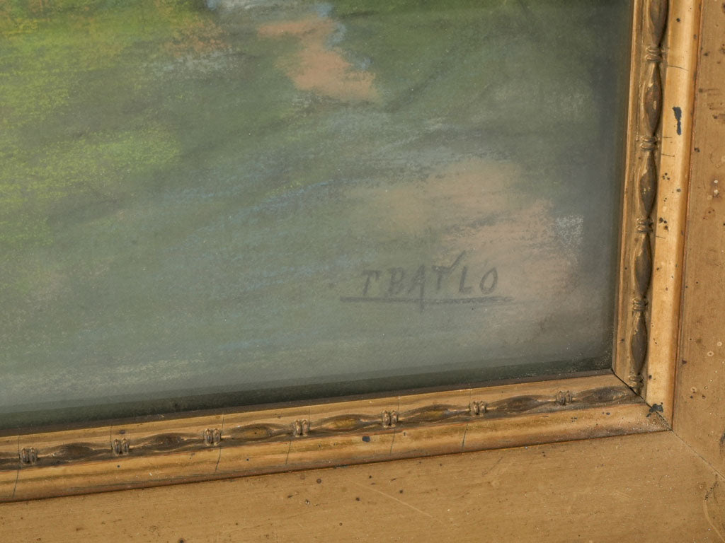 Rare artist-signed artwork display  