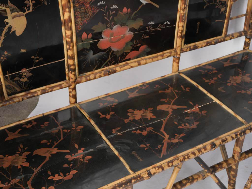 Decorative garden room bamboo set