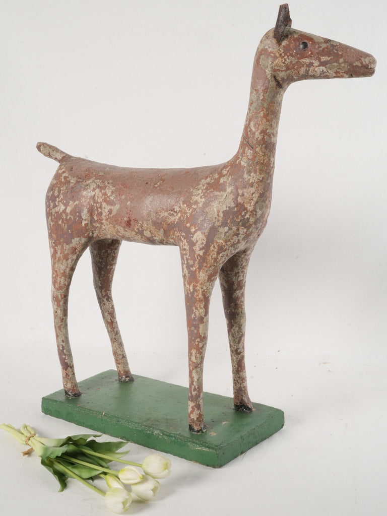 Rustic antique French garden sculpture