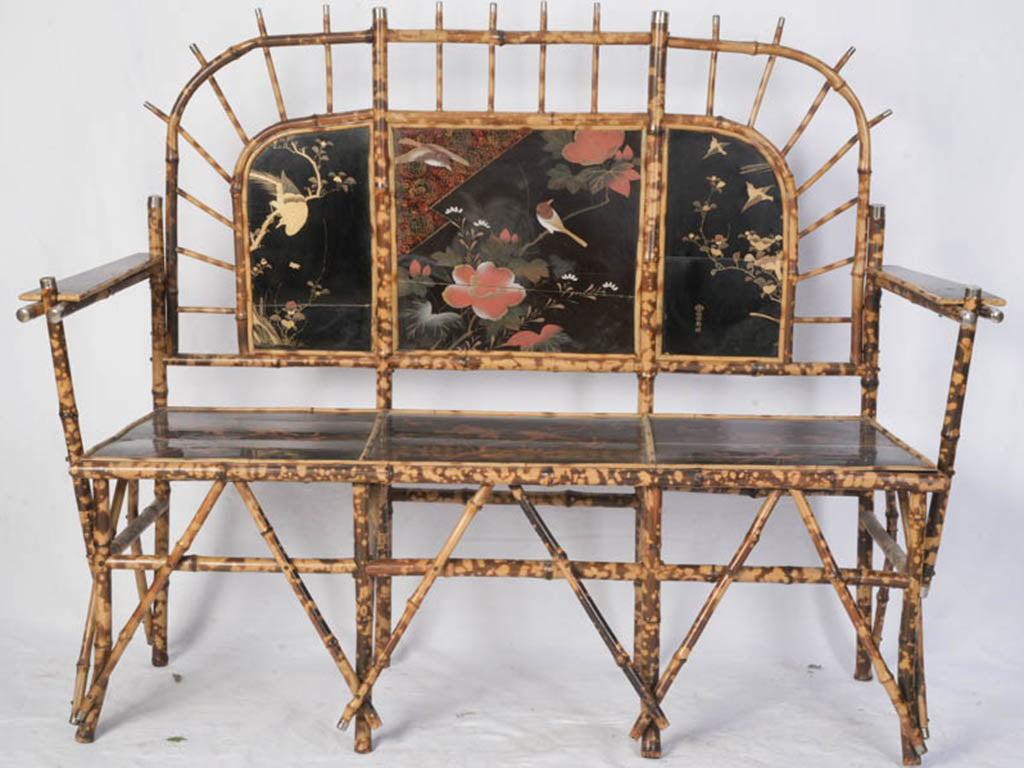 Decorative French bamboo suite