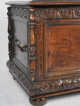 Authentic iron-fitted Italian trunk