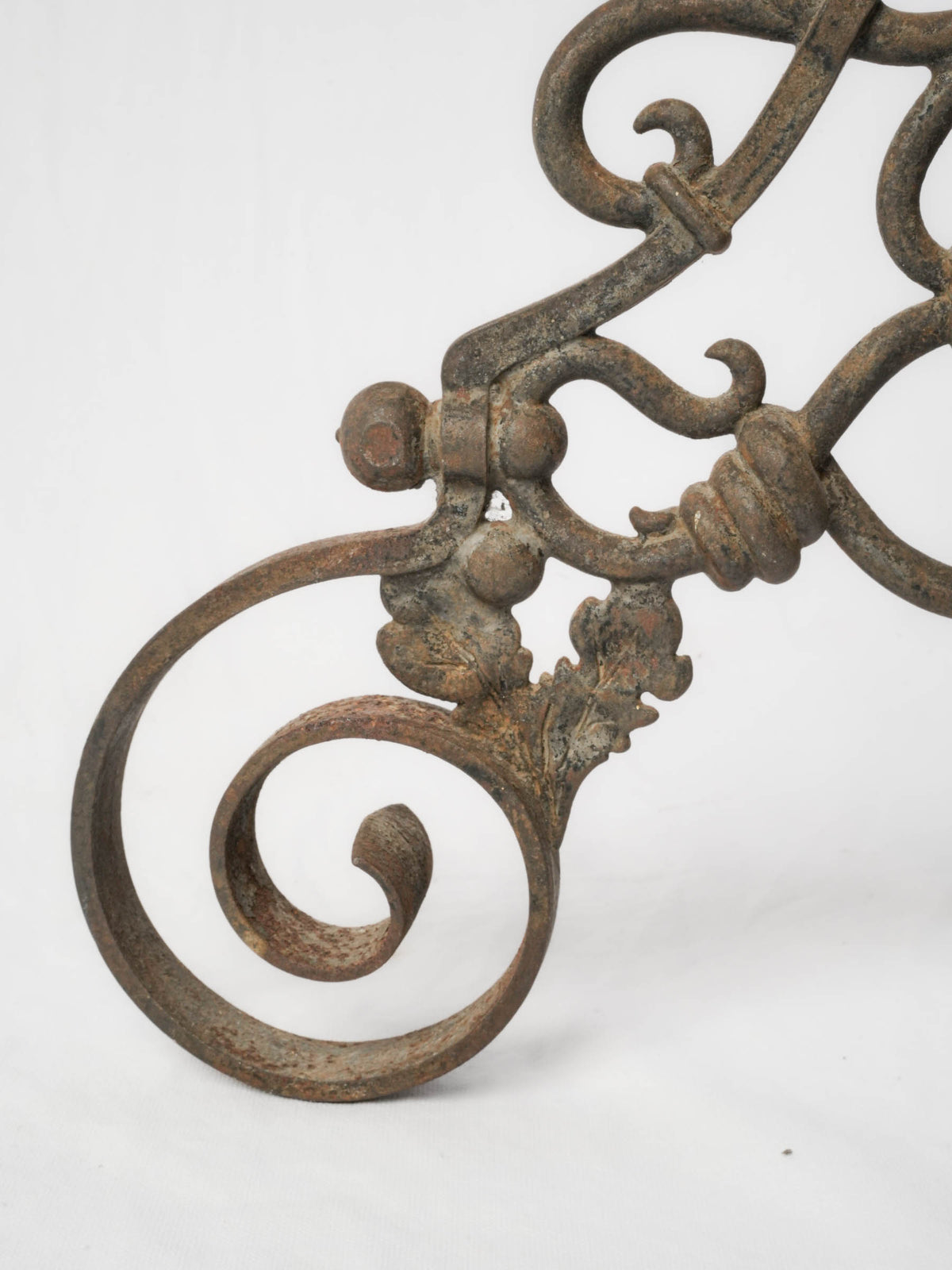 Adjustable  Antique Wrought-Iron Torchère