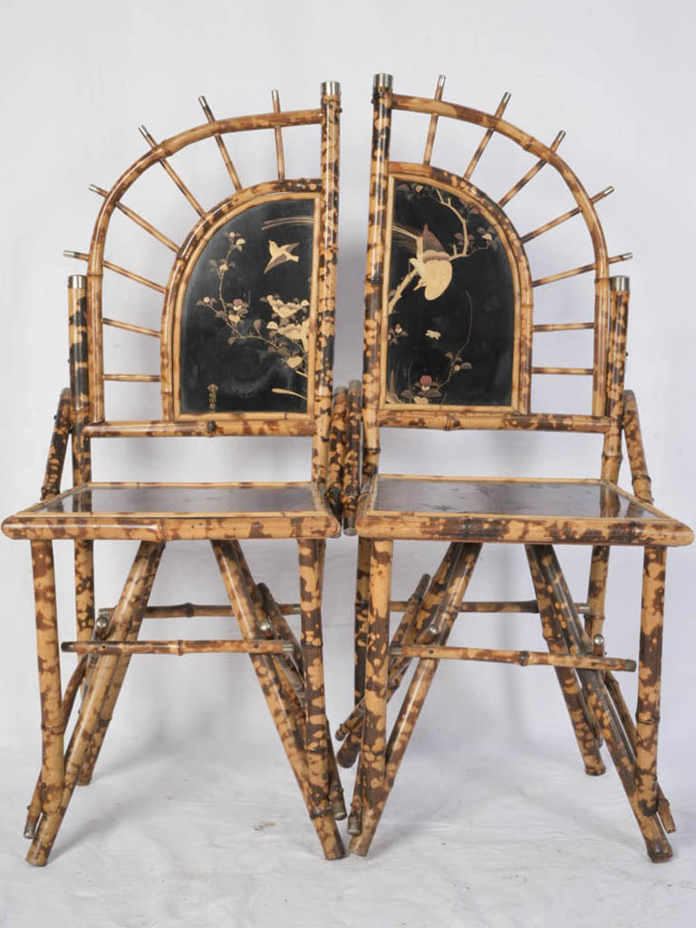 Richly ornate salon furniture set