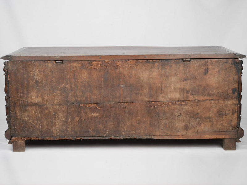 Rustic Italian chest, replaced feet