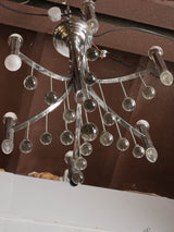 Decorative Italian chandelier with escutcheon