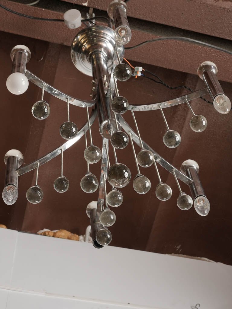 Decorative Italian chandelier with escutcheon