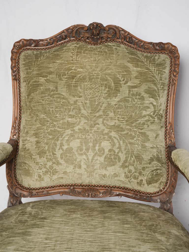 Timeworn French Rococo armchairs