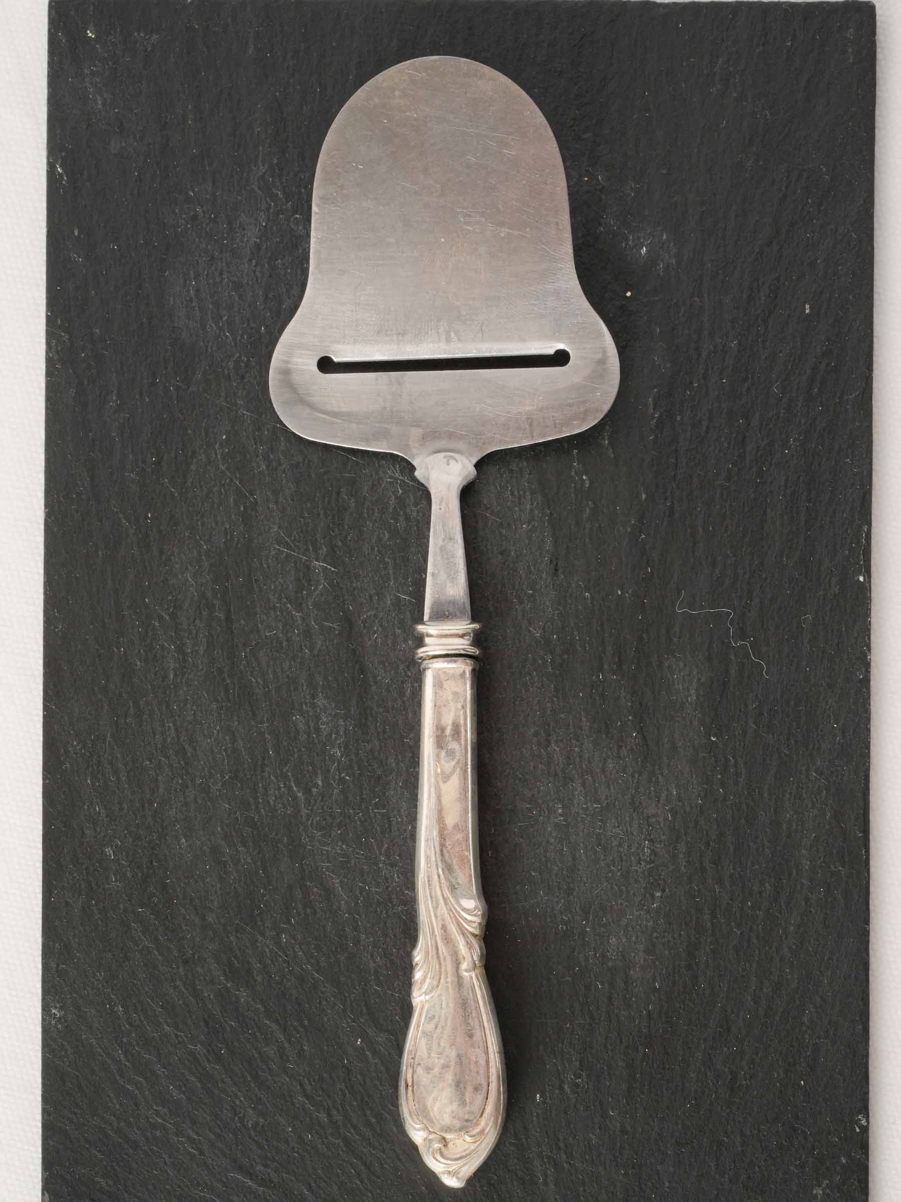 Slate Cheese Board and Antique Cheese Slicer