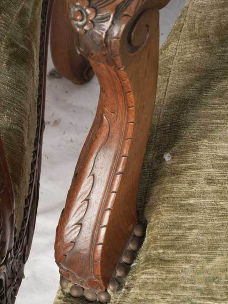 Hand-carved Louis XV seats