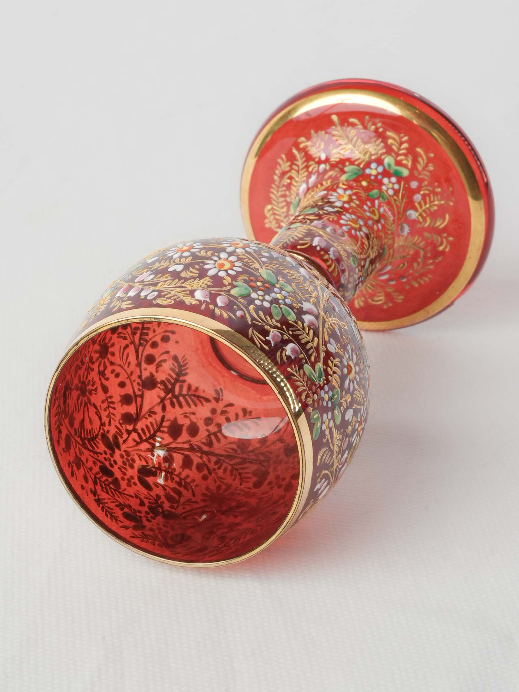 Vintage Decorated Drinking Goblet
