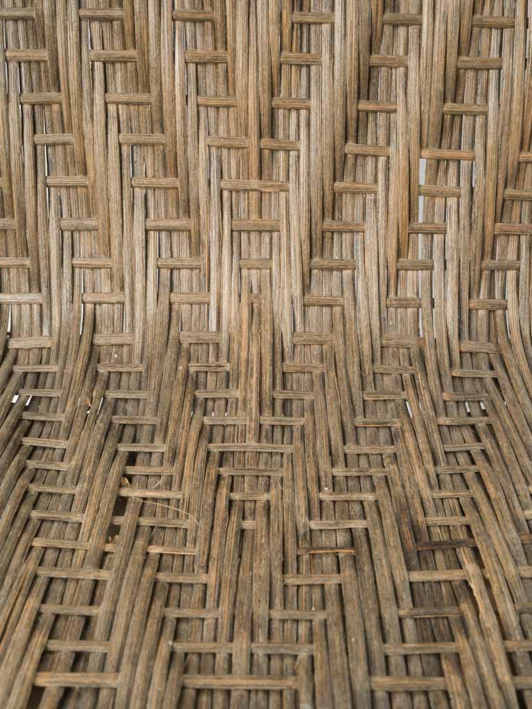 Attractive antique wooden wicker chair