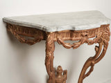 Versatile bedroom marble console table