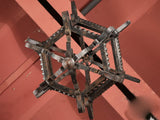 Large 19th century wrought iron lantern