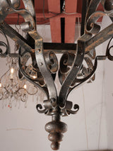 Large 19th century wrought iron lantern