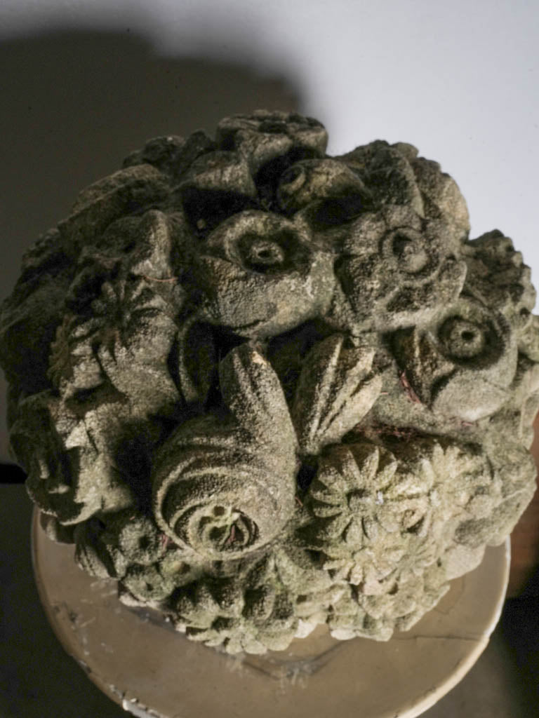 Vintage sculptural entryway decorations  