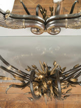 Time-honored bronze mirror, botanical flourish