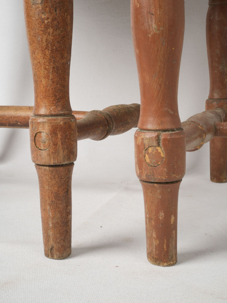 Charming vintage larch dining chairs