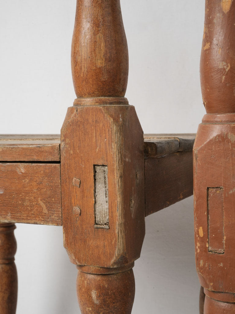 Authentic distressed farmhouse chairs
