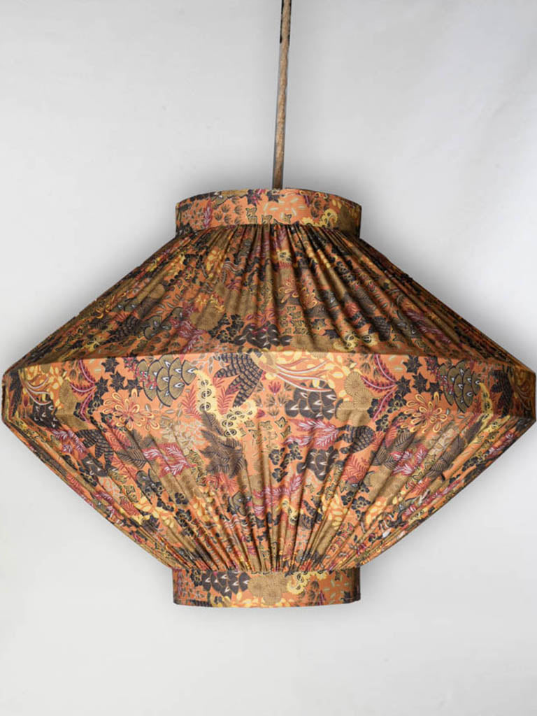 Contemporary artisanal pendant lampshade  