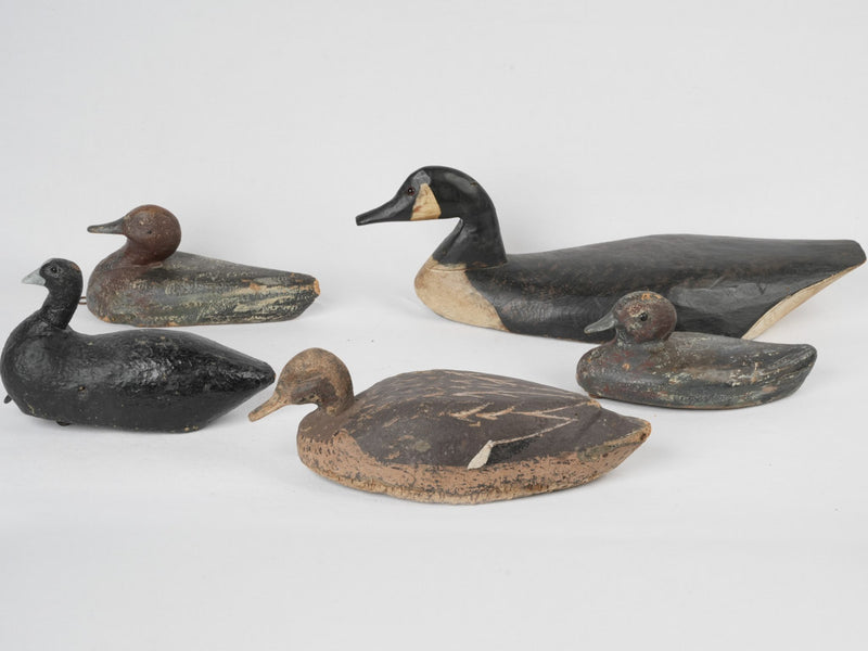 Classic Carved Wooden Goose Decoy