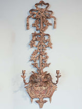 Superbly decorated antique French wall sconces
