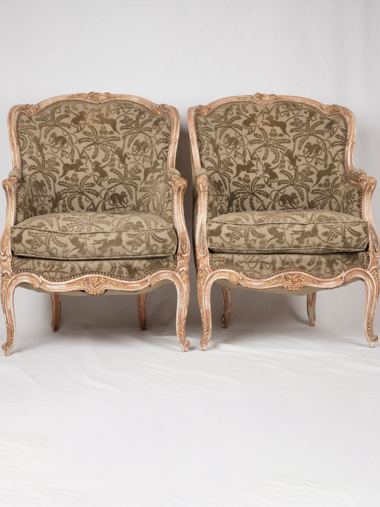Pair of Louis XV armchairs