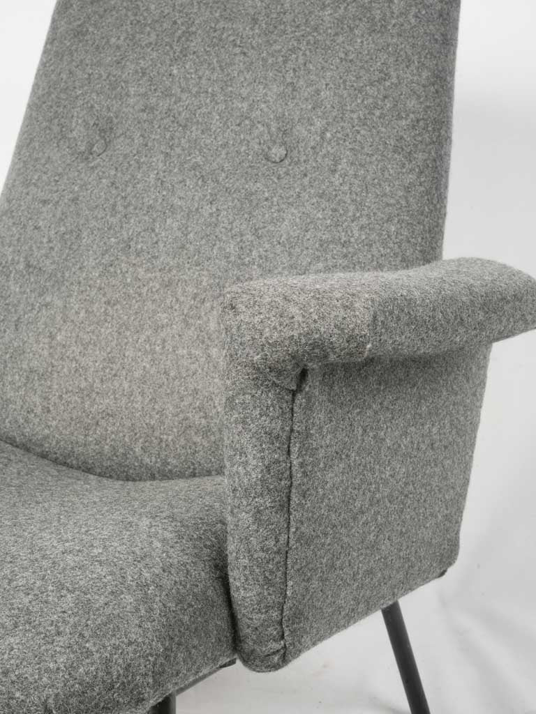 Sleek metal legged seating