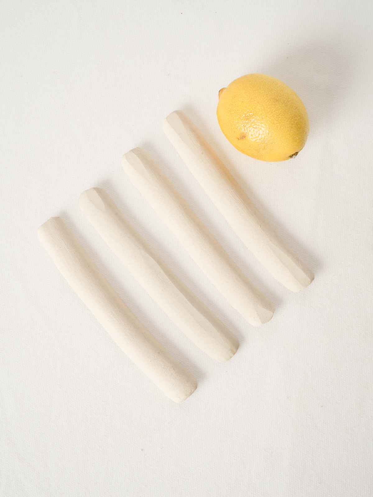 Set of Four Handmade Porcelain Marrow Dishes