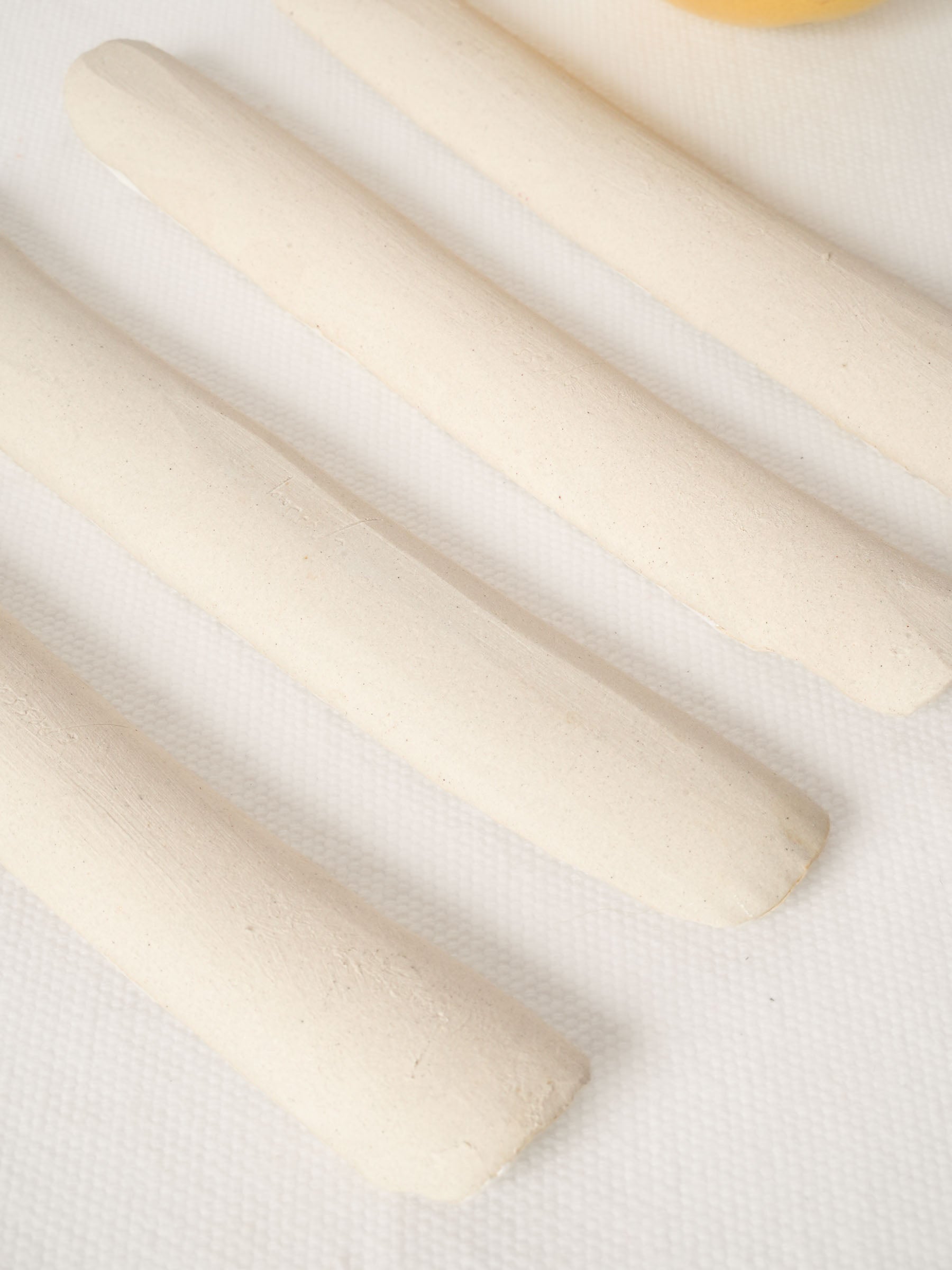Set of Four Handmade Porcelain Marrow Dishes
